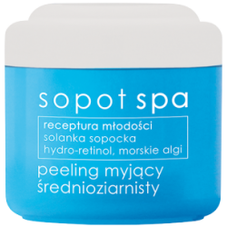 ZIAJA SOPOT SPA 30+ PEELING MYJĄCY ŚREDNIOZIARNISTY Z MIKROGRANULKAMI 200ML